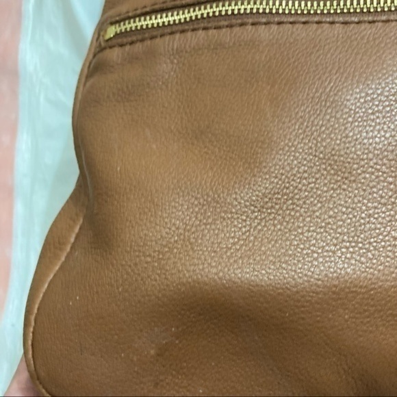 Fossil brown leather two way messenger bag - Picture 8 of 16